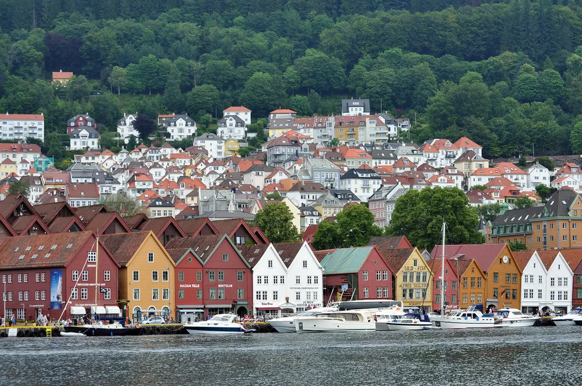 Bryggen Restaurants Eating in Bergen, Norway