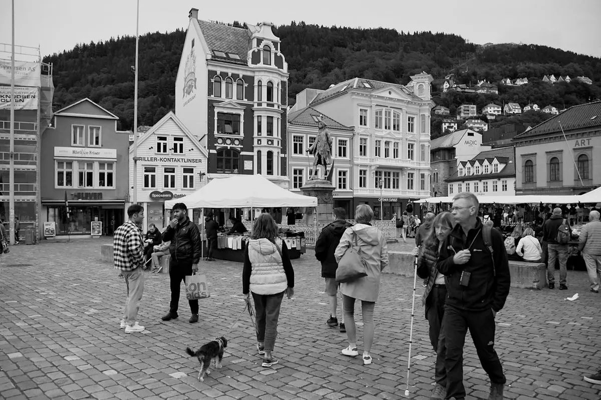 Airport Bus Flybussen in Bergen, Norway